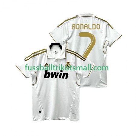 Fußballtrikots Real Madrid Cristiano Ronaldo 7 2011 2012 Retro Kurzarm Heimtrikotsatz kaufen